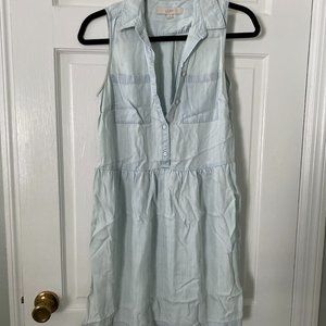 Loft Chambray A-Line Dress